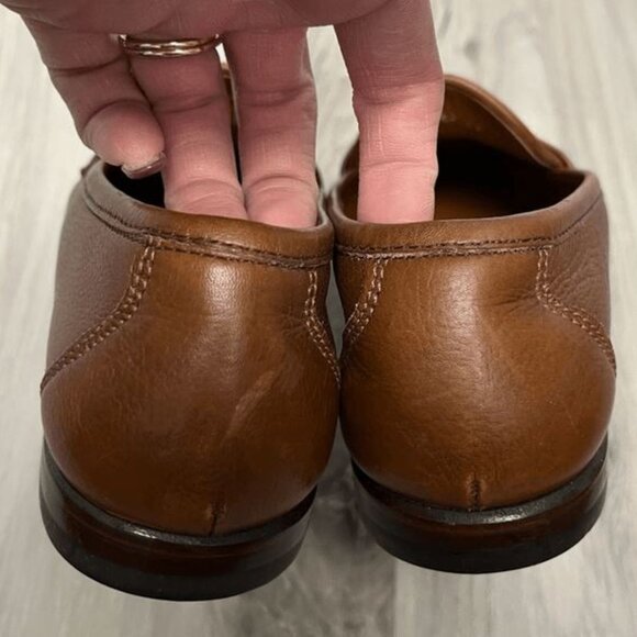 Brand New Salvatore Ferragamo sz 9aa Loafers Women Sport Brown Leather shoes - Picture 3 of 4